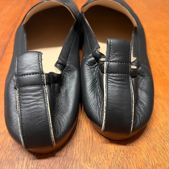 Everlane Day Loafer sz 10 Black flat Career Stretch back minimalist - Picture 3 of 4